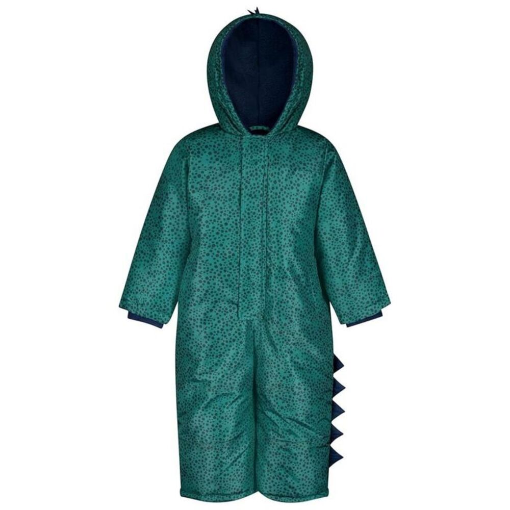 Carter's Little Boys' Heavyweight One-Piece Skisuit Snowsuit Set Green Dino 7